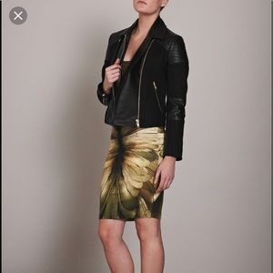 Sophie Hulme XS New Leather Biker Canvas jacket